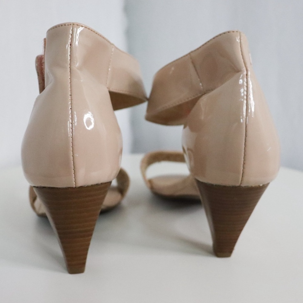 MIZ MOOZ Wynn Nude Faux Patent Leather Sandals - Picture 4 of 16